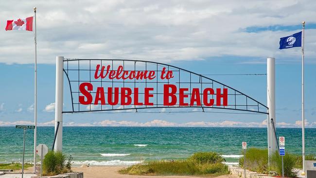 Sauble Beach, site of the new June Motel.