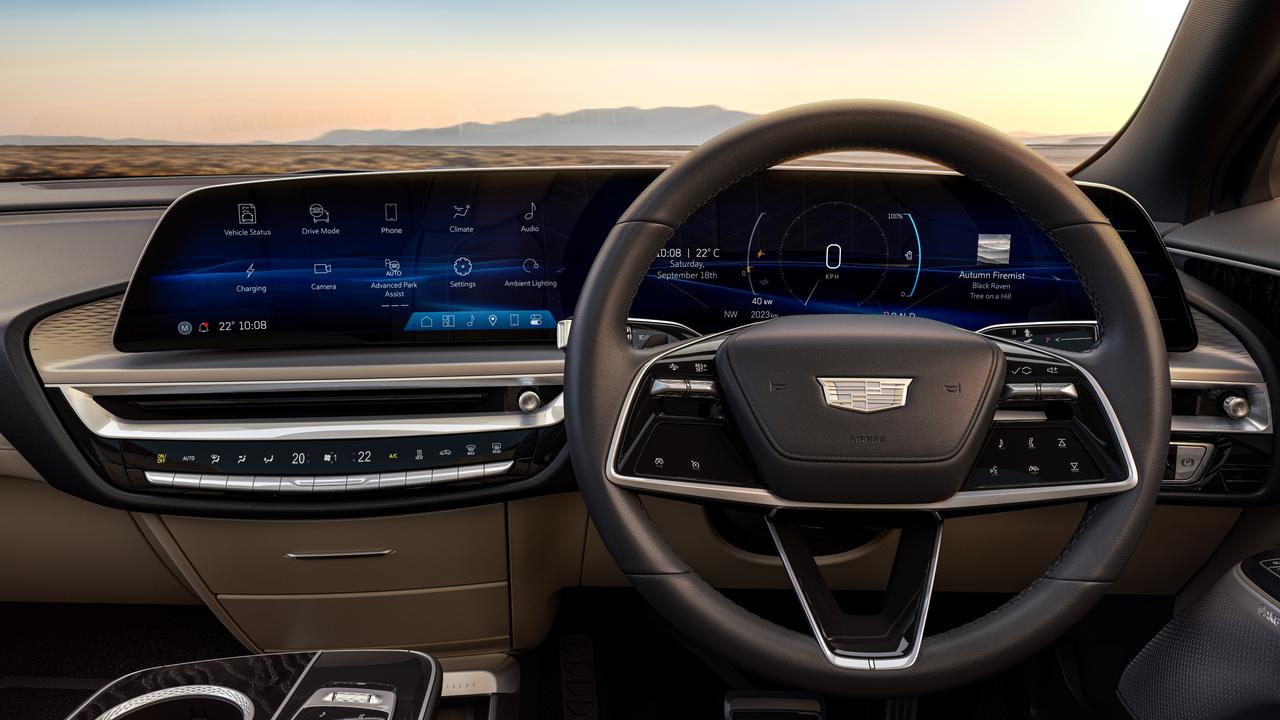The dash is dominated by a huge curved digital screen. Picture: Supplied.