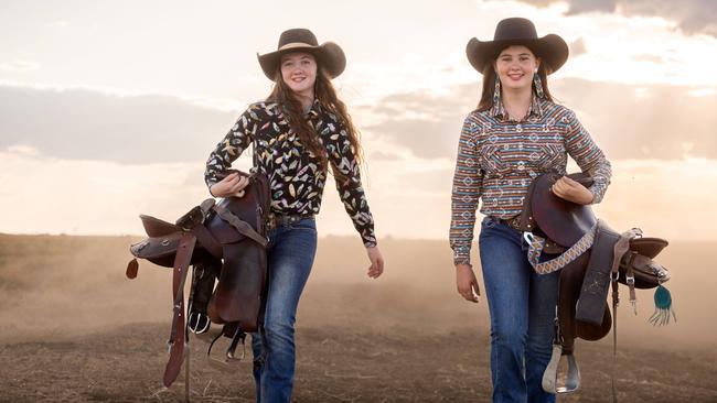 Jacy and Tyler Morton from Longreach ready to compete at Mount Isa 2023.
