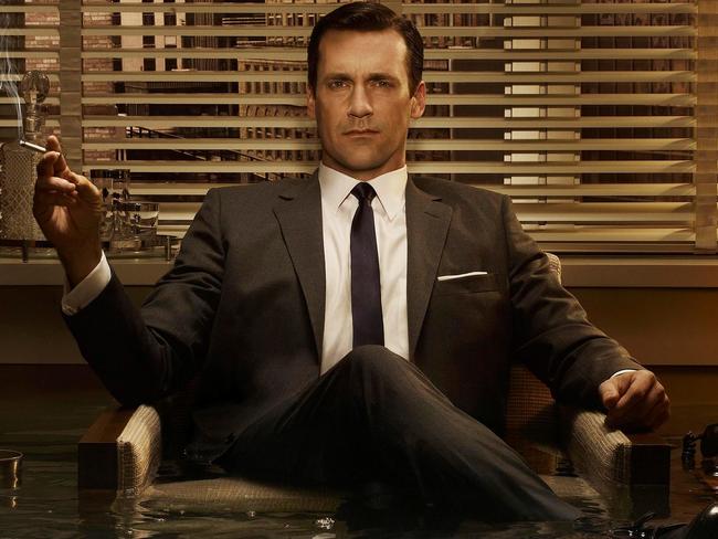 Jon Hamm as Don Draper in Mad Men. Picture: Supplied.