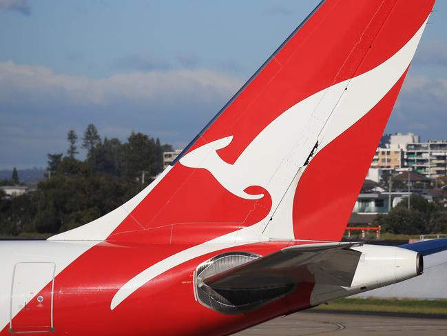 SYDNEY, AUSTRALIA - NewsWire Photos AUGUST 03, 2021 - A Qantas plane on the tarmac at Sydney Airport.Picture: NCA NewsWire / Christian Gilles