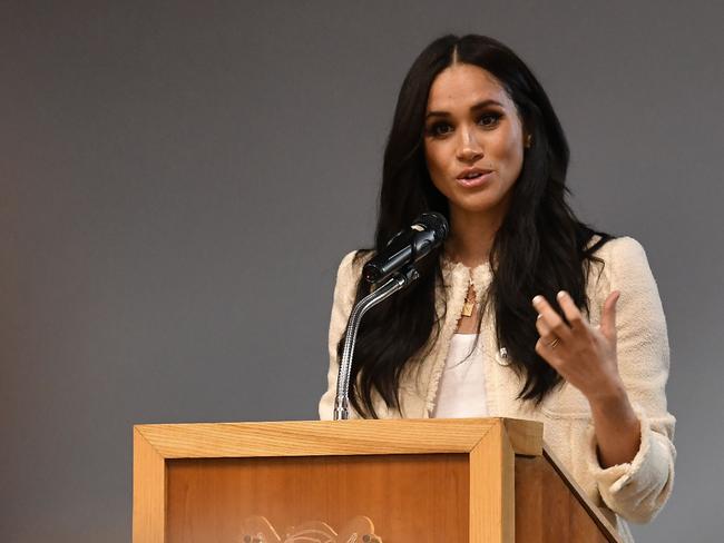 ‘People have a problem.’ Meghan Markle’s work ethic was criticised. Picture: Getty Images