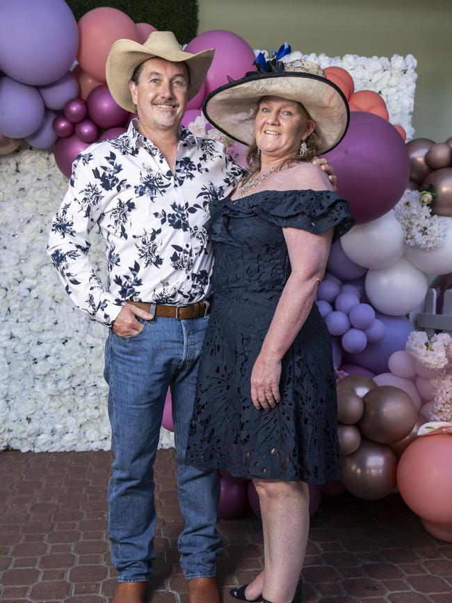 Guy Heazlewood and Helen Heazlewood. Hobart Cup 2024. Picture: Caroline Tan