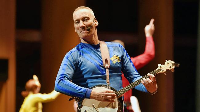 Blue Wiggle Anthony was inspired by the Peter Rabbit books. Picture: Alan Barber