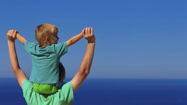 Kids don’t care how much money their dad has, they just want to spend time with him.