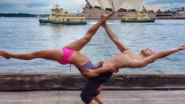 AcroYoga Claudine and Honza