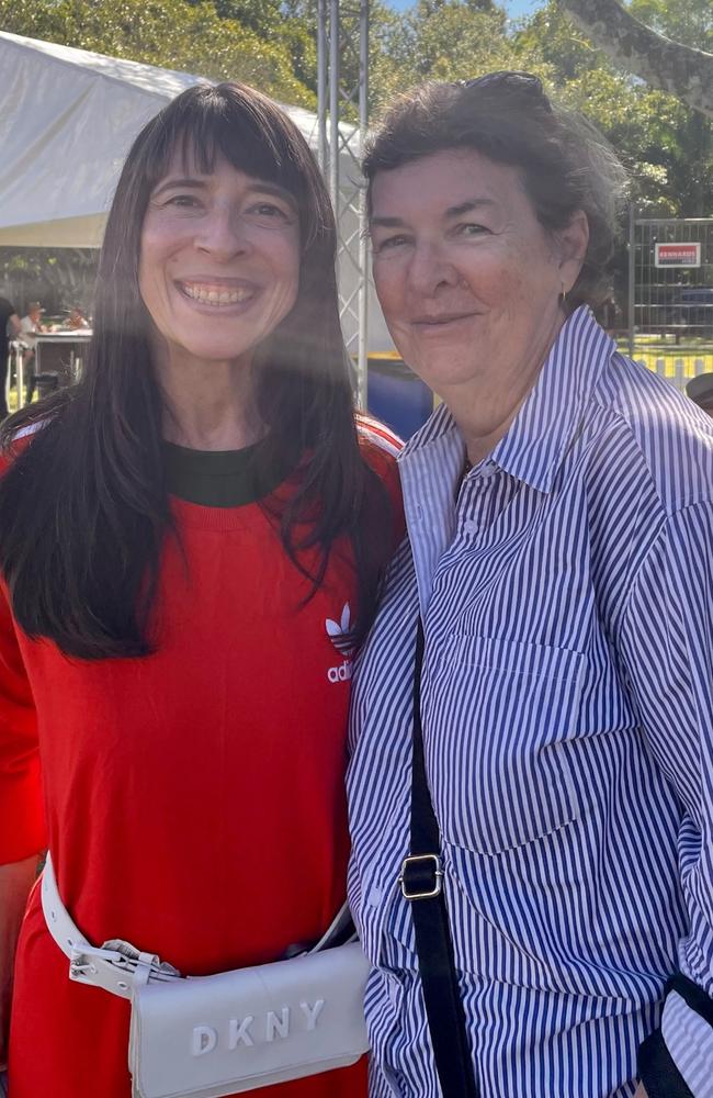 Theresa Ambrose and Judy Hayes at the Noosa Alive festival on Sunday July 30, 2023.