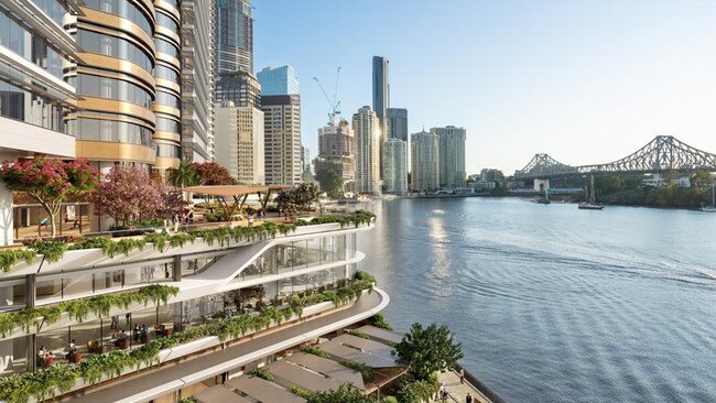 An artist's impression of the $2.5bn Waterfront Brisbane project.