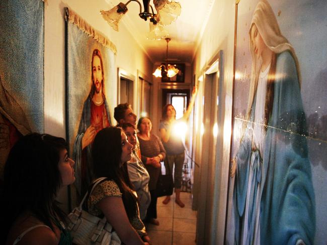 The family opens the doors of their home to the public.