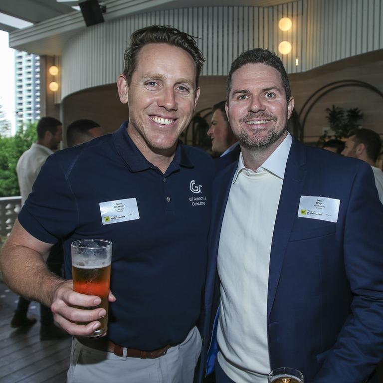 Entrepreneurs Forum, with Glen O’Kearney and Trevor Bluger. Picture: Glenn Campbell