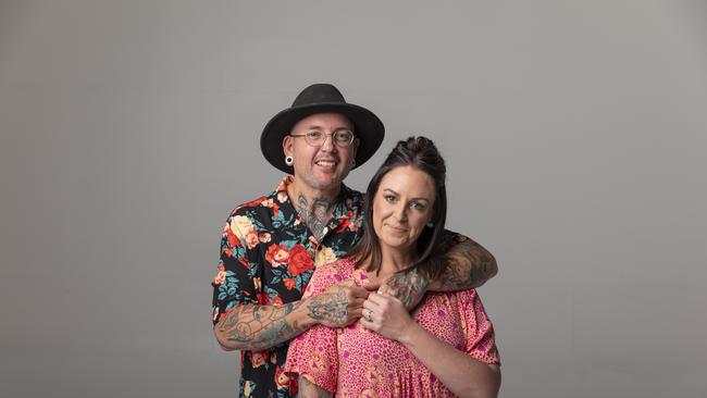 Qweekend – My Kitchen Rules winners Steph and Dan Mulheron who have a new Channel 7 show, Travel and Eat with Dan and Steph. Pic Mark Cranitch.