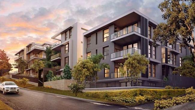 What they were hoping for: An artist’s impression of the Mindarie St development in Lane Cove.