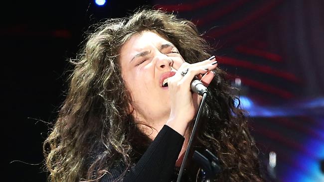 Lorde performs onstage during the 56th annual GRAMMY Awards Pre-GRAMMY Gala. Picture: Frederick M. Brown/Getty Images