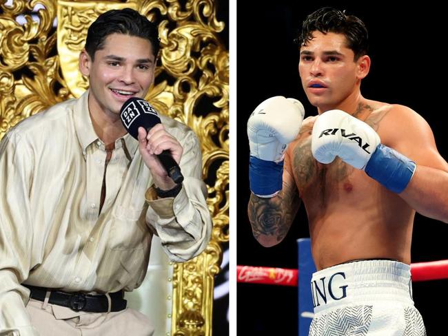 Ryan Garcia has hit back after reports he'd tested positive for a banned substance. Photo: Getty Images via AFP