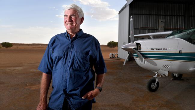 Trevor Wright pictured with one of the Wrightsair planes. Picture: Tricia Watkinson.