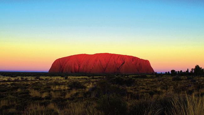 The natural beauty of Uluru