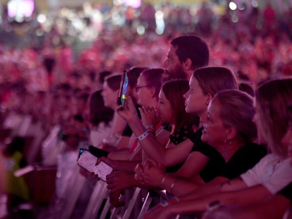 P!NK performs at Townsville's Queensland Country Bank Stadium. Picture: Evan Morgan