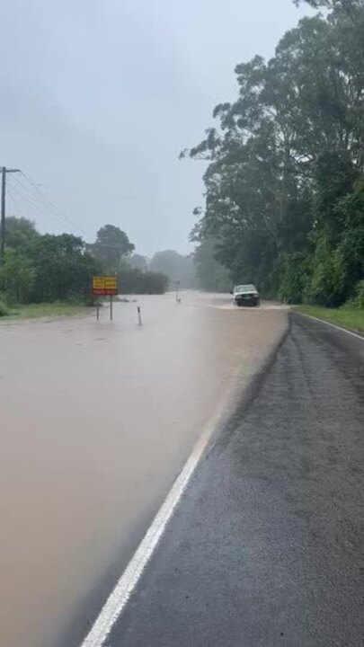 Flooding at Mooloolah Valley