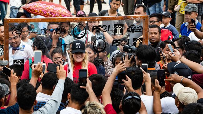 Gold Coast surfer Piper Harrison after winning the Nias Pro Indonesia. Picture: WSL/Tim Hain