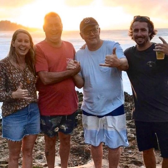 Scott Morrison was heavily criticised for being in Hawaii during the 2019-2020 bushfires. Picture: Twitter