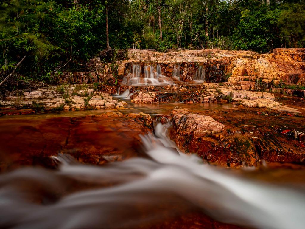 The Upper Cascades at Litchfield National Park in the wet season. Picture: Che Chorley