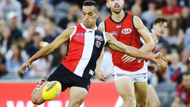 Shane Savage looked right at home playing AFLX. Picture: Getty