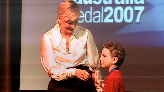 Sports journalist Rebecca Wilson at the Pride of Australia ceremony.