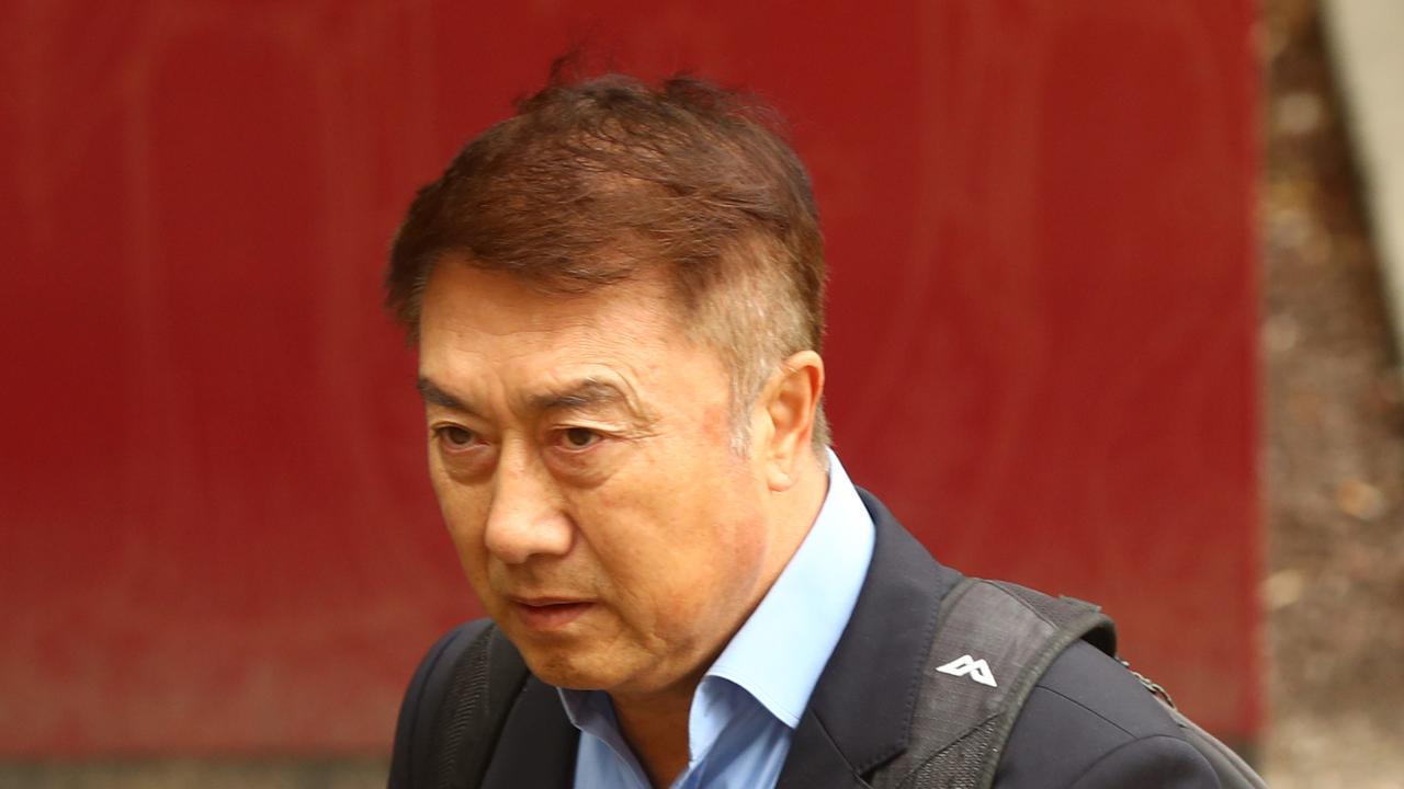 Xiao Bo Zhang arrives to court in Geelong on Wednesday.