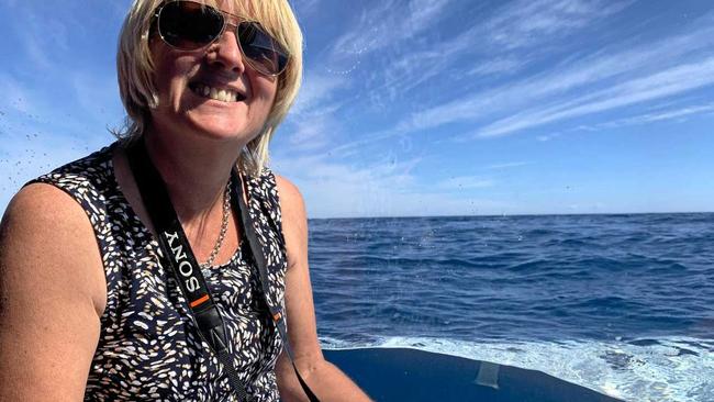 Gladstone couple Terry and Kym Purcell were the first paying customers to ride the scUber at Heron Island when it launched to the public on May 27, 2019. Picture: Contributed