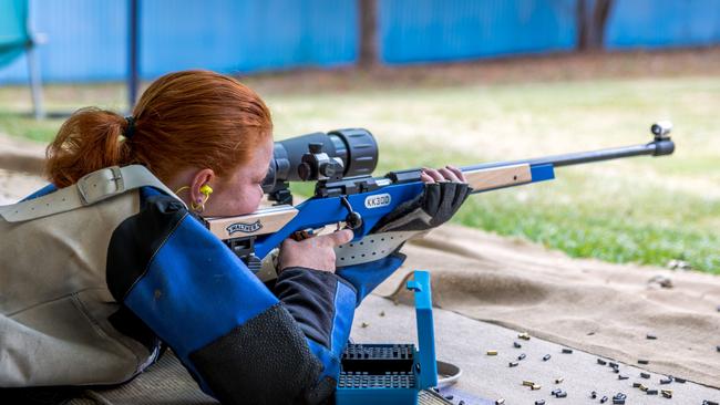 Small-bore shooter Savanna Stey was the second winner of the Sports Achievement award.