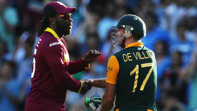 Chris Gayle and AB de Villiers will both feature in South Africa’s T20 Global League.