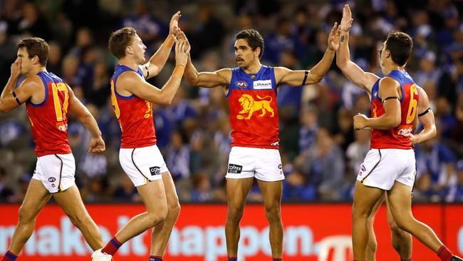 Charlie Cameron is putting his hand up early for an All Australian guernsey. Picture: Getty Images