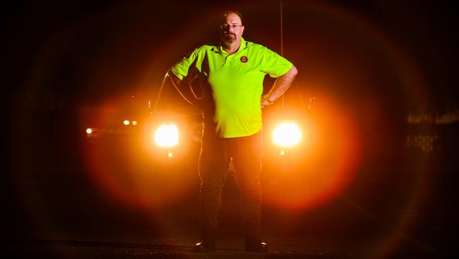 Daniel Hodgkinson of Phoenix Security in Mount Isa has seen a huge increase in the amount of crime in the city over the past couple of years. Picture: Scott Radford-Chisholm