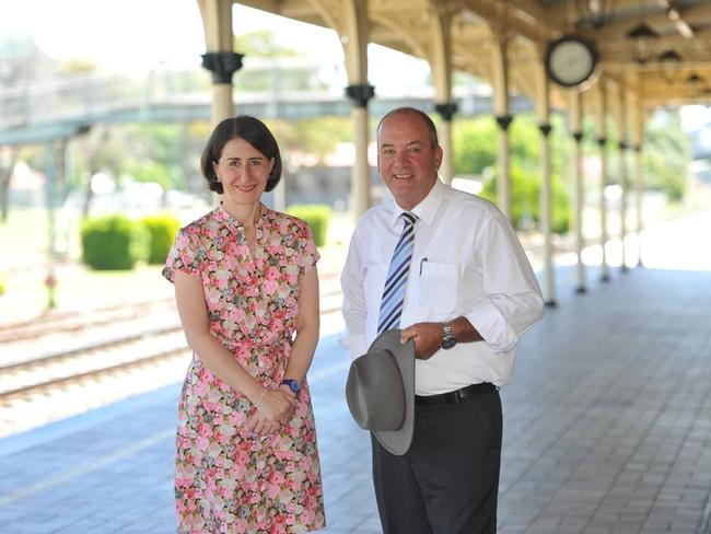 Gladys Berejiklian with Daryl Maguire before their falling out