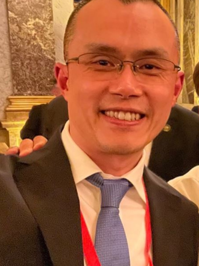 Binance Co-founder and CEO Changpeng Zhao tops the list of crypto billionaires. Picture: Instagram.