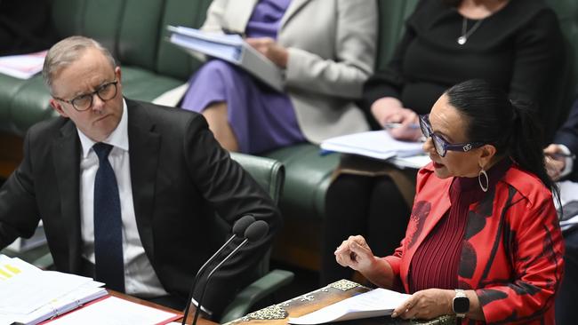 Minister for Indigenous Australians Linda Burney during Question Time. Picture: NCA NewsWire / Martin Ollman