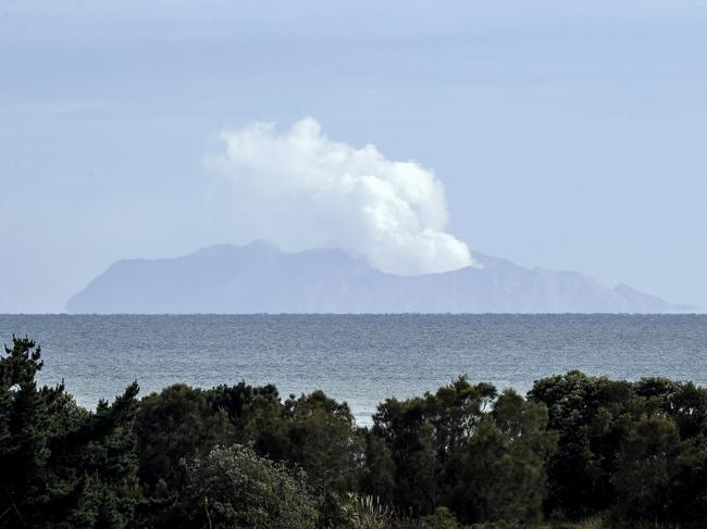 The White island volcano. A pressure cooker? Picture: AP