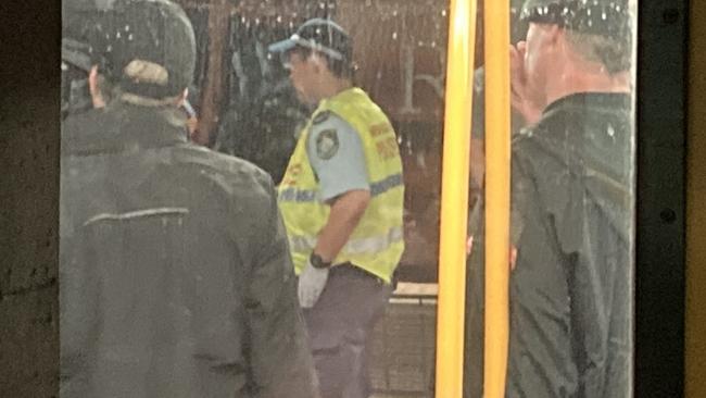 NSW Police confirmed an operation was underway at North Sydney station but did not explain what the nature of the operation was. Picture: Supplied / X (@JaseAURunner)