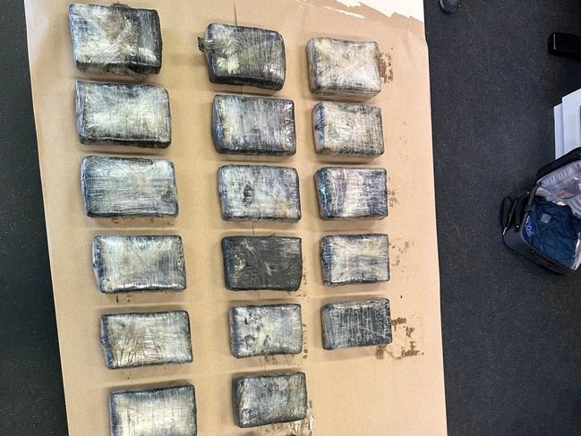 South Australia Police is currently investigating the discovery of a significant amount of cocaine found on board a ship docked at Port Pirie. PIcture: SA Police