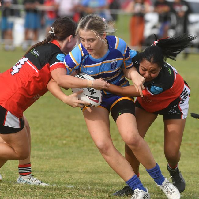 Women's game between Kirwan High and St Margaret Mary's College at Kirwan High. Picture: Evan Morgan