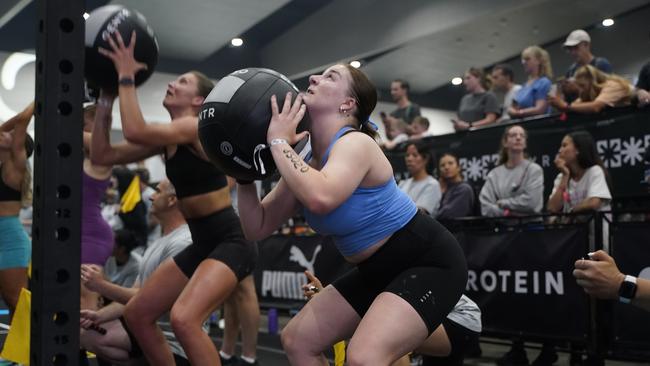 10000 athletes put their fitness to the test in a massive Hyrox competition this weekend (14-15 Dec) at Melbourne Exhibition and Convention Centre. Picture Valeriu Campan