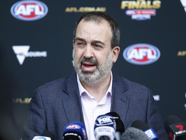 Former Victorian sports minister Martin Pakula is now working with the AFL. Picture: Darrian Traynor/Getty Images