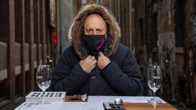 Top restaurateur Chris Lucas doesn’t support the outdoor dining plan. Picture: Jason Edwards