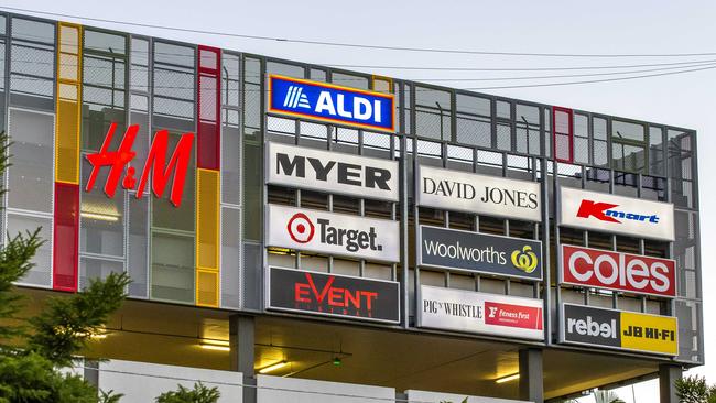 Indooroopilly Shopping Centre is anchored by Coles, Woolworths, ALDI, Myer, David Jones, Kmart, Target, Event Cinemas and has some 320 tenants across all key categories. Picture: Richard Walker