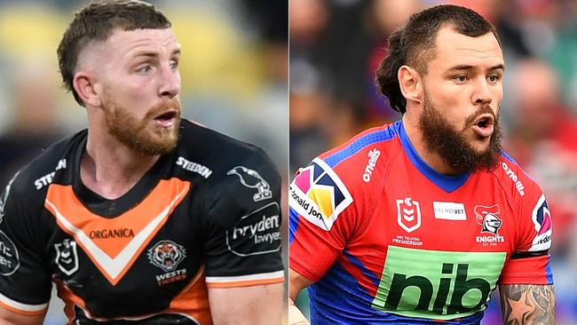 The Tigers and Knights are negotiating a player swap.