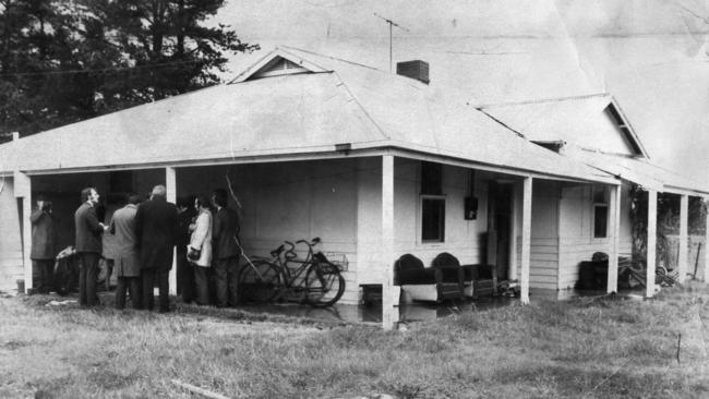 The scene of the Hope Forest mass murder in 1971 where Bartholomew killed his wife and children, along with his sister-in-law and her nine-month-old son.