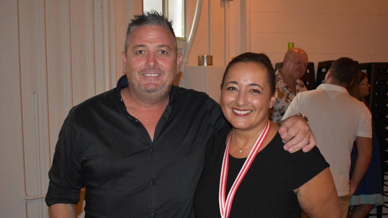 Craig Turner of Cannonvale and Sandra King of Mackay at Ballistic Whitsundays' VIP launch. Picture: Kirra Grimes.