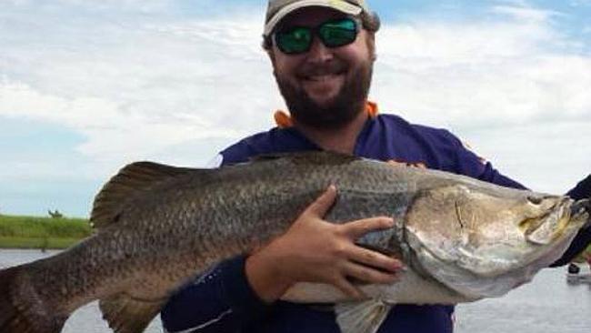 Something to smile about...Jason and his barra.