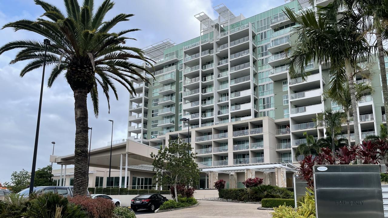 The hotel on Mahogany Drive where the incident took place.