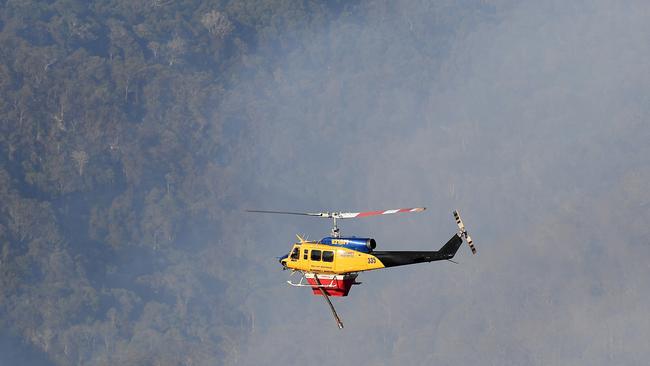 Obi Obi Valley bushfire, Witta. Picture: Patrick Woods.